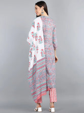 Poly Chiffon Printed Kurta Trousers Dupatta